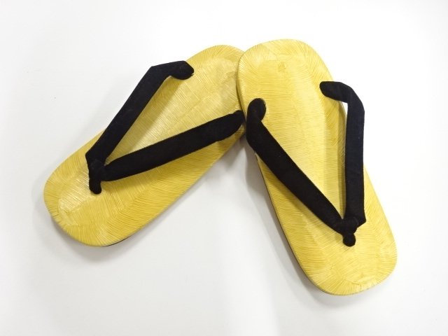 畳表　鼻緒ビロード　男物雪駄(23.5センチ)